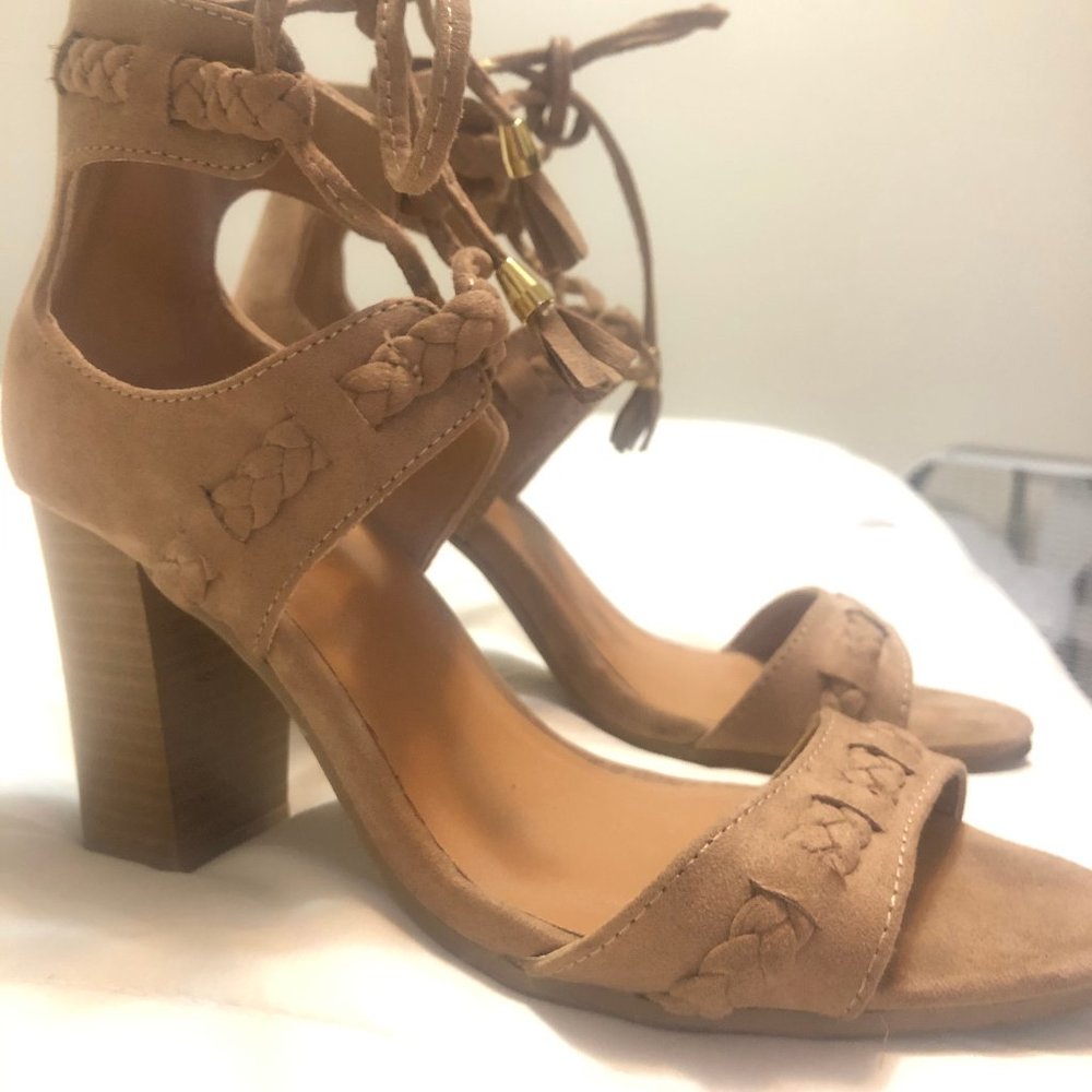 Tan Suede Altar'd State Heels